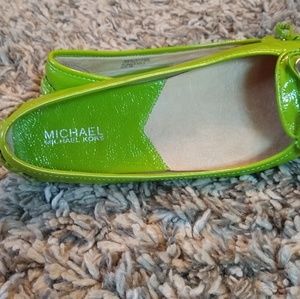 michael kors lime green shoes